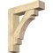 Ekena Millwork Merced Block Rough Sawn Bracket w/ Offset Brace, Douglas Fir, 8"W x 34"D x 38"H BKT0806X34X38MRC05RDF - alternate 1